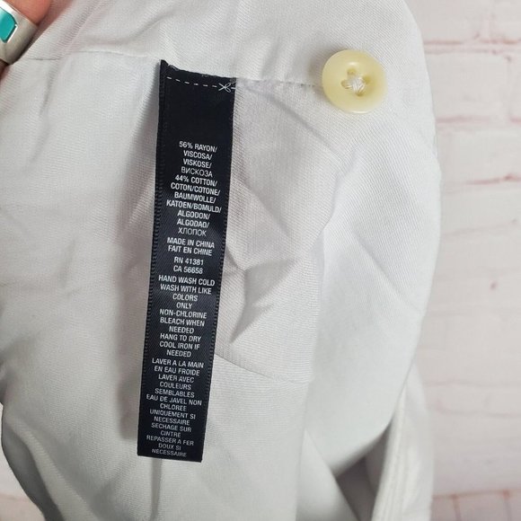 RLX Ralph Lauren Womens Convertible Pants S White Golf Hiking Pockets Drawstring - Picture 11 of 14